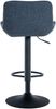 CLP Barhocker Minosa 360 drehbar mit Fußstütze,blau Stoff Bild 4