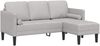 vidaXL Sofa Set Wolkengrau 173 x 131 x 67 cm Polyester 42001922 Bild 2