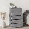 vidaXL Schubladenschrank Grau Sonoma 60x36x103 cm Holzwerkstoff 823022 Bild 3