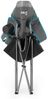 NILS NC3080 Campingstuhl – Klappbarer Outdoor-Stuhl Angelstuhl mit Tragetasche Hellgrau Bild 3