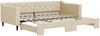 vidaXL Tagesbett Ausziehbar Creme 90x200 cm Stoff 3197430 Bild 2