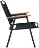 Campingstühle 2er Set, Gartenstuhl Schwarz 54x55x78 cm Oxford-Gewebe Bild 5