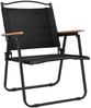 Campingstühle 2er Set, Gartenstuhl Schwarz 54x55x78 cm Oxford-Gewebe Bild 3