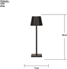 Star Trading Tischleuchte Maia, Tischlampe, Schwarz, Warmweiß, Kaltweiß, Neutralweiß, Dimmer, USB Kabel, Innen- & Außenbereich, 38 cm Bild 3