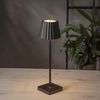 Star Trading Tischleuchte Maia, Tischlampe, Schwarz, Warmweiß, Kaltweiß, Neutralweiß, Dimmer, USB Kabel, Innen- & Außenbereich, 38 cm Bild 2