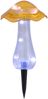 Light & More LED Solarleuchte Pilz gelb Bild 5