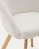 Drehstuhl Marvin, Echtholz, Beige, 59 x 77 x 54 cm Bild 5