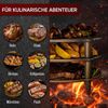 Stapelrost für 4,5 l Dutch Oven – Gusseisen Grillrost mit Füßen, Erhöhungsrost zum Grillen & Dünsten im Feuertopf Bild 4