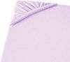 Carpe Sonno Baby Feinjersey Bettlaken aus 100% Baumwolle - 60-70x120-140 cm, Flieder Bild 3