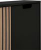 Schildmeyer Highboard Ryker 160037, Schwarzmatt/Akustikpaneel Optik, 59,8 x 19,5 x 124 cm Bild 3