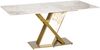 Livin Hill Esstisch 180cm Modig Goldene Beine, weiße Tischplatte M55 Bild 4