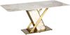 Livin Hill Esstisch 180cm Modig Goldene Beine, weiße Tischplatte M55 Bild 5