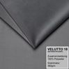 Boxspringbett TOM-OM 120 x 200 cm mit gepolstertem Kopfteil. Farbe: Grau Bild 4