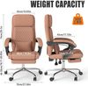 NSMAZXO Ergonomischer Executive Bürostuhl mit Fußstütze, verstellbarer Bild 2