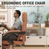 NSMAZXO Ergonomischer Executive Bürostuhl mit Fußstütze, verstellbarer Bild 4