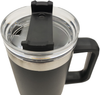 Thermobecher mit Strohhalm 1100ml | Isolierbecher 304 Edelstahl To-Go | Doppelwandiger Kaffeebecher Trinkbecher mit Griff für Heiße & Kalte Getränke Bild 2