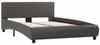 Doppelbett, Bettgestell Modernen mit LED Grau Kunstleder 140x200 cm d1328e Bild 3