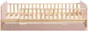Vente-unique - LADEMI Bett Holz, Platte PuderrosaBeige - B 99 cm x H 62,5 cm x L 200 cm Bild 3