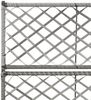 vidaXL Hochbeet mit Rankgitter 2 Töpfe 58×30×107cm Poly Rattan Grau 46934 Bild 5