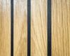Diele Schrank Marco A in Anthrazit und Artrisan mit Streifen Aufdruck 60 x 203 x 32 cm Bild 2