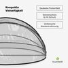 blumfeldt Gartenmöbel-Schutzhülle ArmadilloShade (Set, Set), Pooldach Sonnendach Poolabdeckung Rund Bild 3