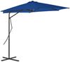 vidaXL Sonnenschirm mit Stahl-Mast 300x230 cm Blau 312521 Bild 2