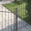 vidaXL Gartentor mit Schloss Woerden Grau 150 x 500 cm Stahl 42008919 Bild 3