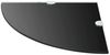vidaXL Eckregale 2 Stk. mit Verchromten Halterungen Glas Schwarz 3051596 Bild 3