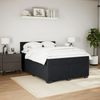 vidaXL Boxspringbett mit Matratze Schwarz 140x200 cm Samt 3288626 Bild 5