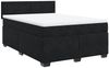 vidaXL Boxspringbett mit Matratze Schwarz 140x200 cm Samt 3288626 Bild 3