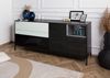 Sideboard Mango 200x45x85 dunkelgrau geölt CHICAGO #205 Bild 3