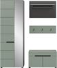 Home affaire Garderoben-Set REHAT, TOPSELLER!, 4-teilig, Breite 160cm, individuell stellbar, (Set, 3-St, bestehend aus: Garderobenschrank, Sitzbank, Paneel, Hakenleiste), Garderobenkombination, Kombination, Set, Flurgarderobe, Diele Bild 3