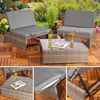 Sitzgarnitur Gartenmöbel Sitzgruppe Lounge Poly Rattan Möbel Set Gartengarnitur Bild 5