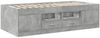 vidaXL Tagesbett mit Schubladen ohne Matratze Betongrau 90x190 cm 3280254 Bild 3