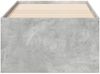 vidaXL Tagesbett mit Schubladen ohne Matratze Betongrau 90x190 cm 3280254 Bild 5