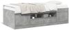 vidaXL Tagesbett mit Schubladen ohne Matratze Betongrau 90x190 cm 3280254 Bild 2