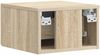 vidaXL Wandmontierter Nachttisch Sonoma-Eiche 49 x 34,5 x 20 cm 898789 Bild 5