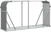 vidaXL Kaminholzunterstand Hellgrau 180x45x100 cm Verzinkter Stahl 364554 Bild 2