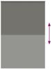 vidaXL Verdunkelungsrollo Grau 165x230cm Stoffbreite 161,6cm Polyester 4011219 Bild 5