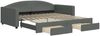 vidaXL Tagesbett Ausziehbar mit Schubladen Dunkelgrau 100x200 cm Stoff 3197230 Bild 2