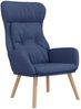 vidaXL Relaxsessel Blau Stoff 341294 Bild 2