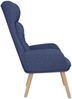 vidaXL Relaxsessel Blau Stoff 341294 Bild 4