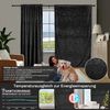 BTTO V&G Verdunkelungsvorhang 2 Paneele Scheibengardine Smat Gardinen Wohnzimmer Modern, Multifunktionsband Bild 4