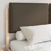 vidaXL Bettgestell mit gepolstertem Kopfteil Taupe 140 x 200 cm 3398127 Bild 3