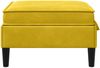 vidaXL Sofa-Hocker mit Stauraum Gelb Samt 42027139 Bild 5