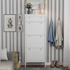 Schuhschrank Aron Weiß 60 x 153 cm , 3 Fächer Vicco Bild 3