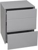 Maeusbacher Imola Kommode kreidegrau matt lack / glas kreidegrau glanz BxHxT: 52 x 63 x 42 cm Bild 4