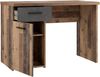 FORTE Winnie Schreibtisch, Holzwerkstoff, Braun/Grau, 110 x 76,3 x 60 cm Bild 5