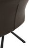 Armlehnstuhl >Mara< (2er-Set) in braun/schwarz - 57x91x62 (BxHxT) Bild 3