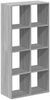 vidaXL Raumteiler-Bücherregal Grau Sonoma 69,5x29x137,5 cm 858026 Bild 2